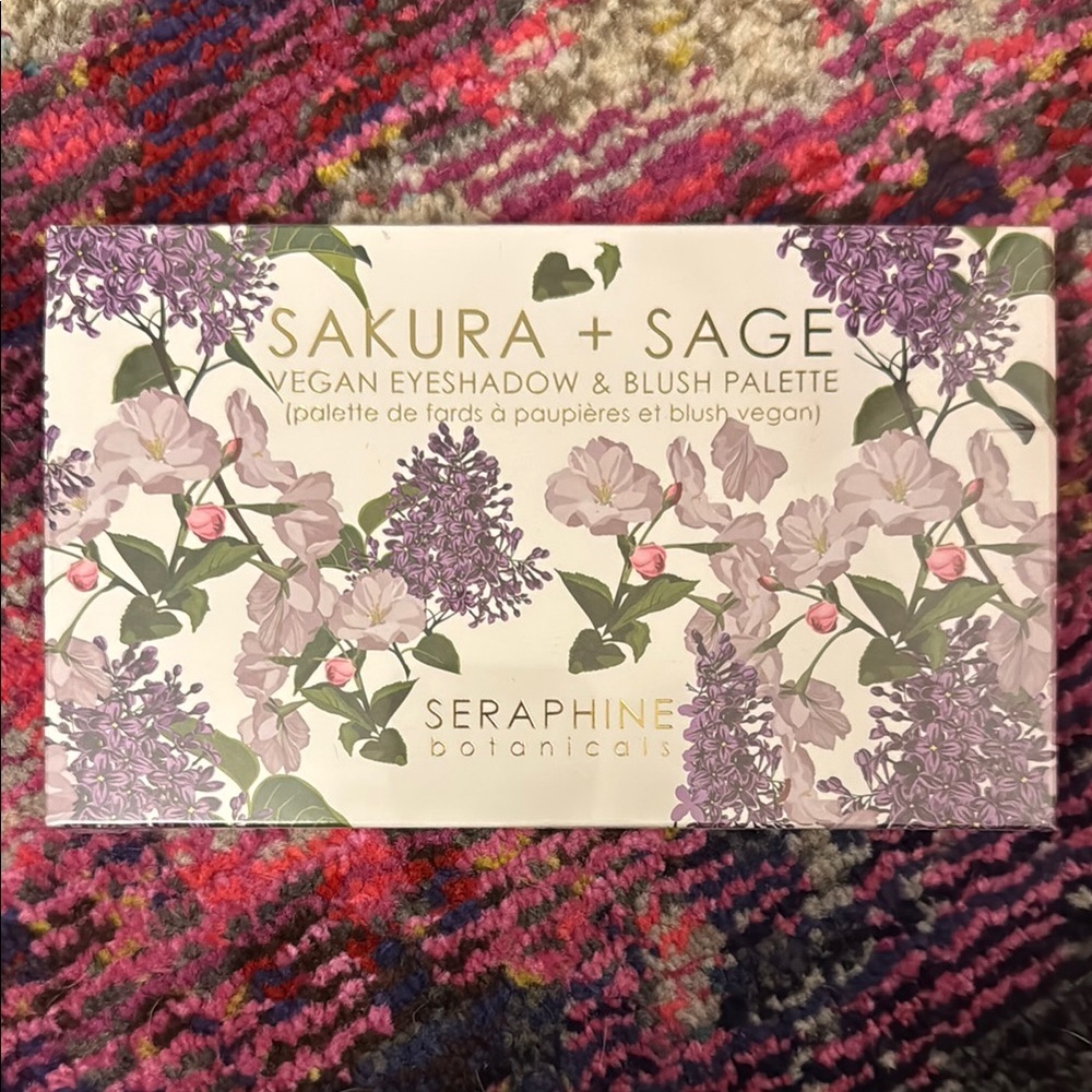 Sakura + Sage Vegan Eyeshadow & Blush Palette